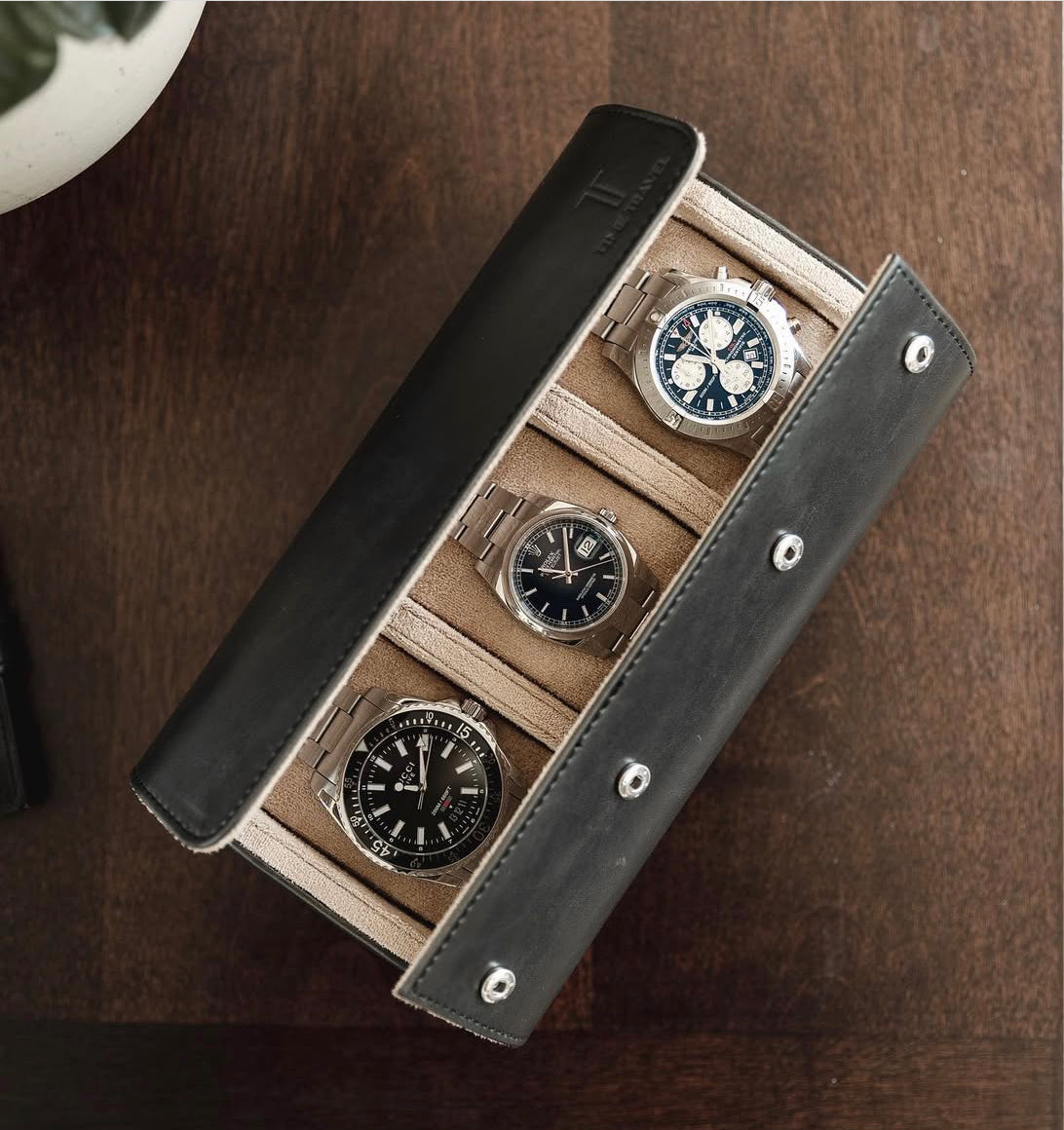Three hold watch rolls